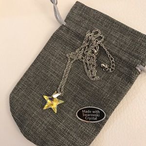 Swarovski Element Crystal AB star necklace